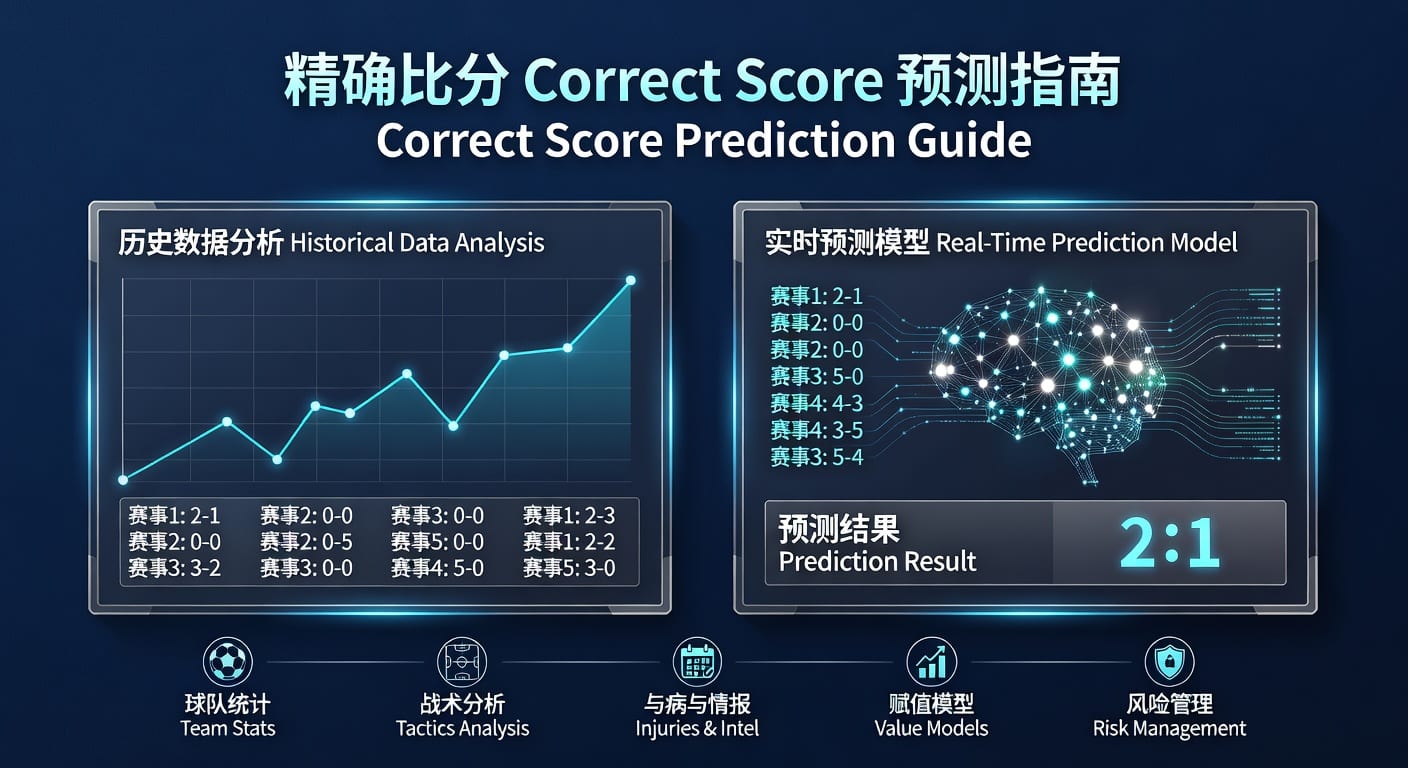 精确比分 correct score｜投注技巧与赛前判断